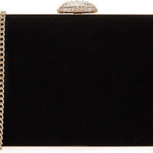 Dexmay Large Rhinestone Purse with Crystal Clasp Evening Clutch Bag Formal Party